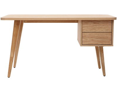 Scrivania design in quercia L140 cm FIFTIES