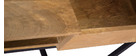 Scrivania design industriale legno di mango YPSTER