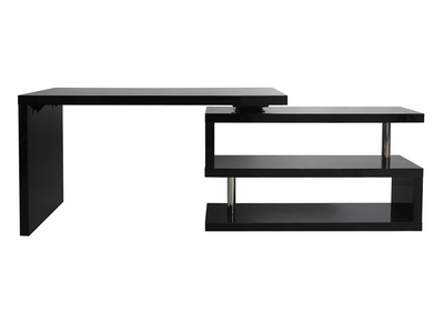 Scrivania design laccata nera MAX