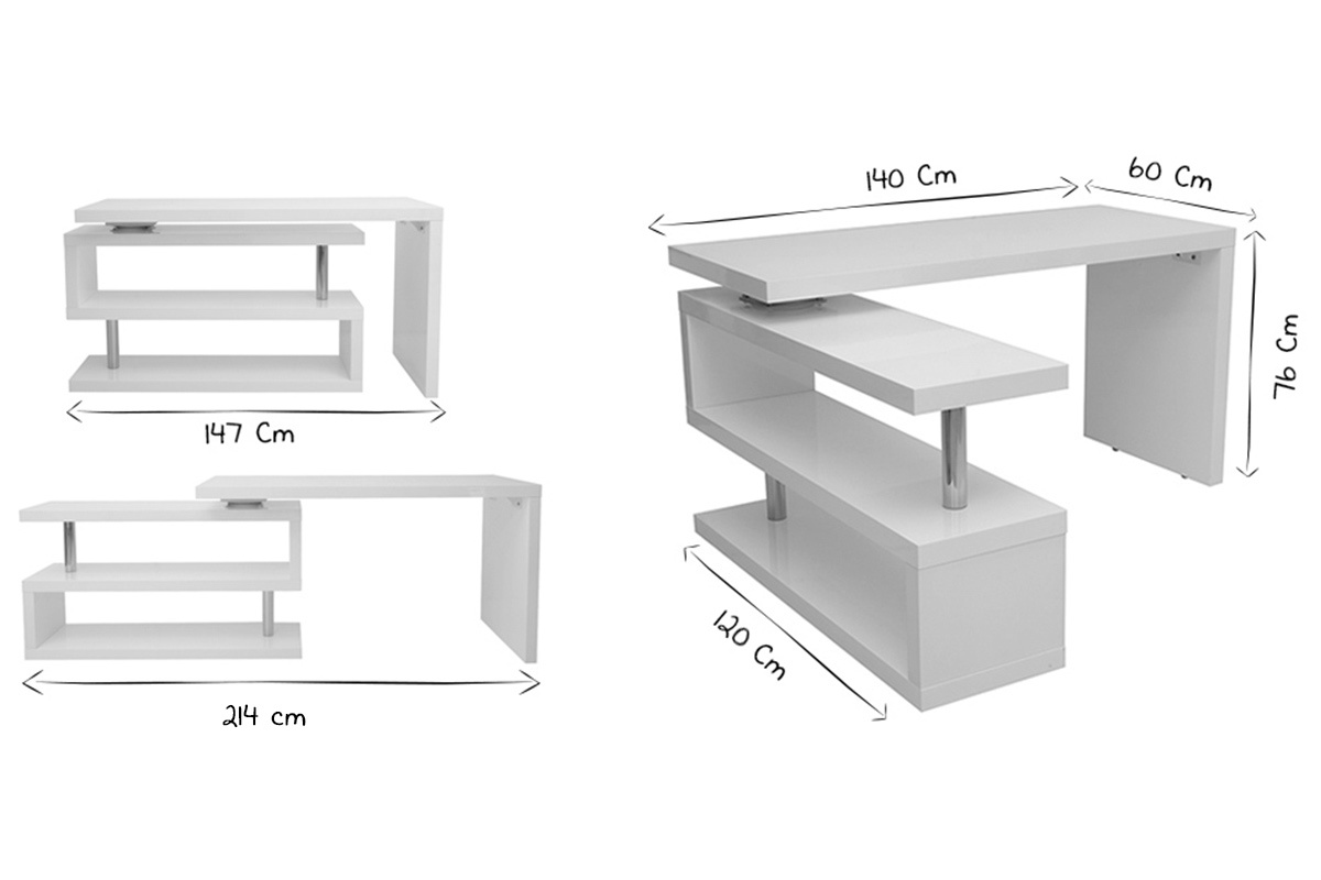 Scrivania design legno MAX