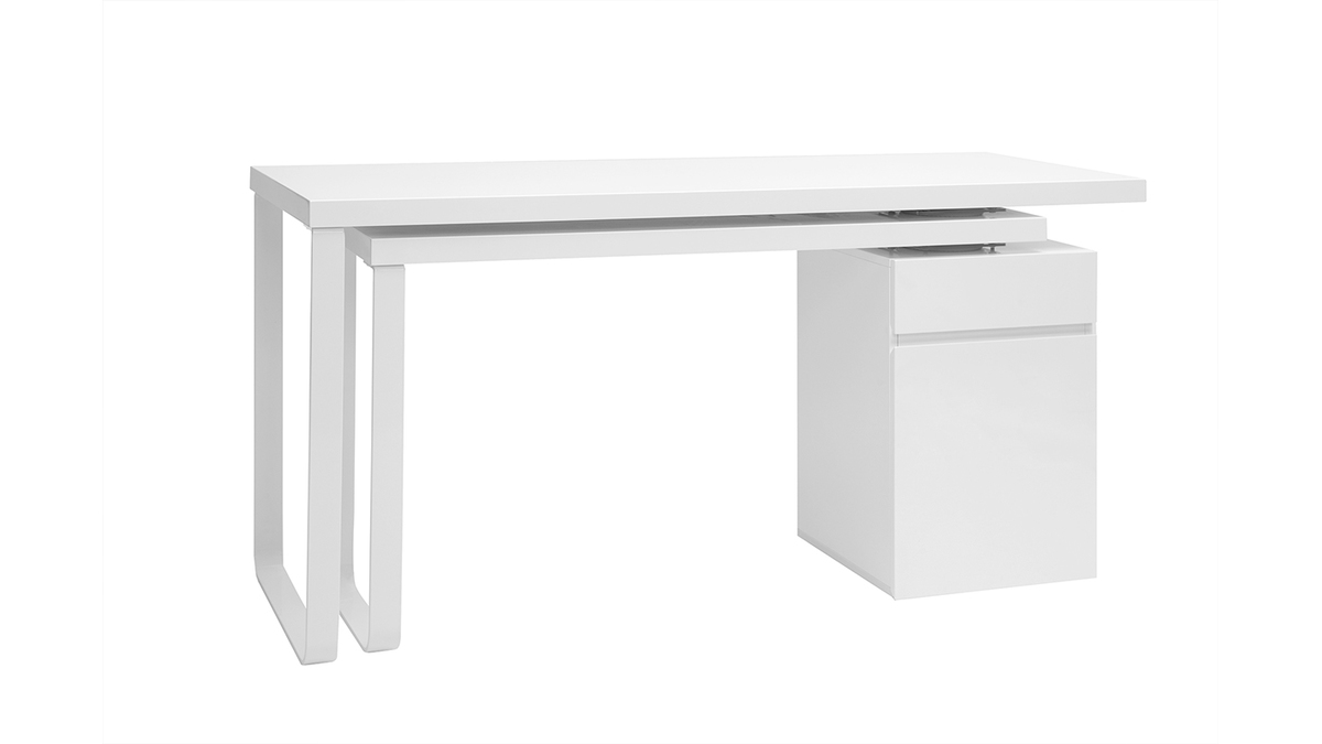 Scrivania design mobile bianco lucido VOXY