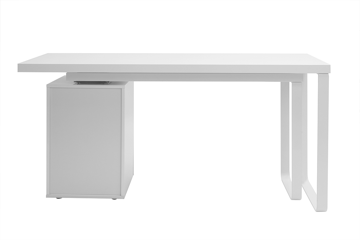 Scrivania design mobile bianco lucido VOXY