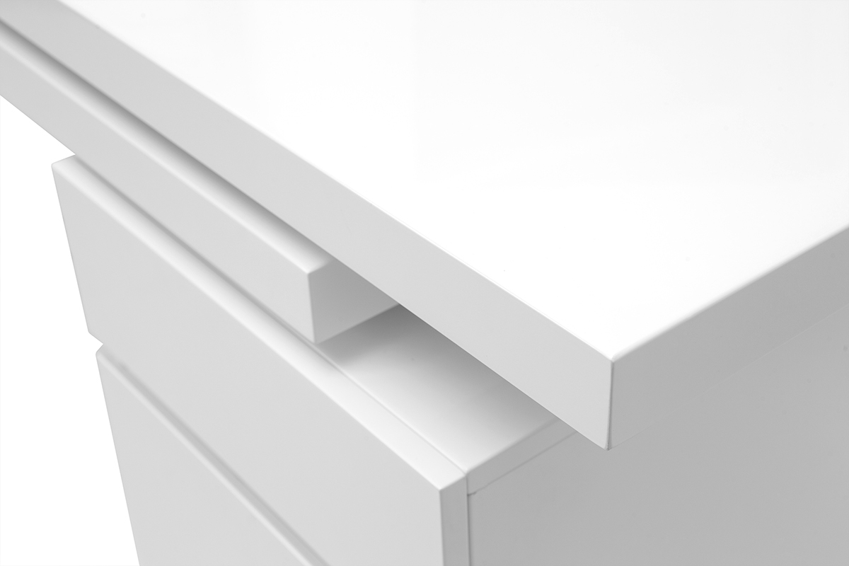 Scrivania design mobile bianco lucido VOXY