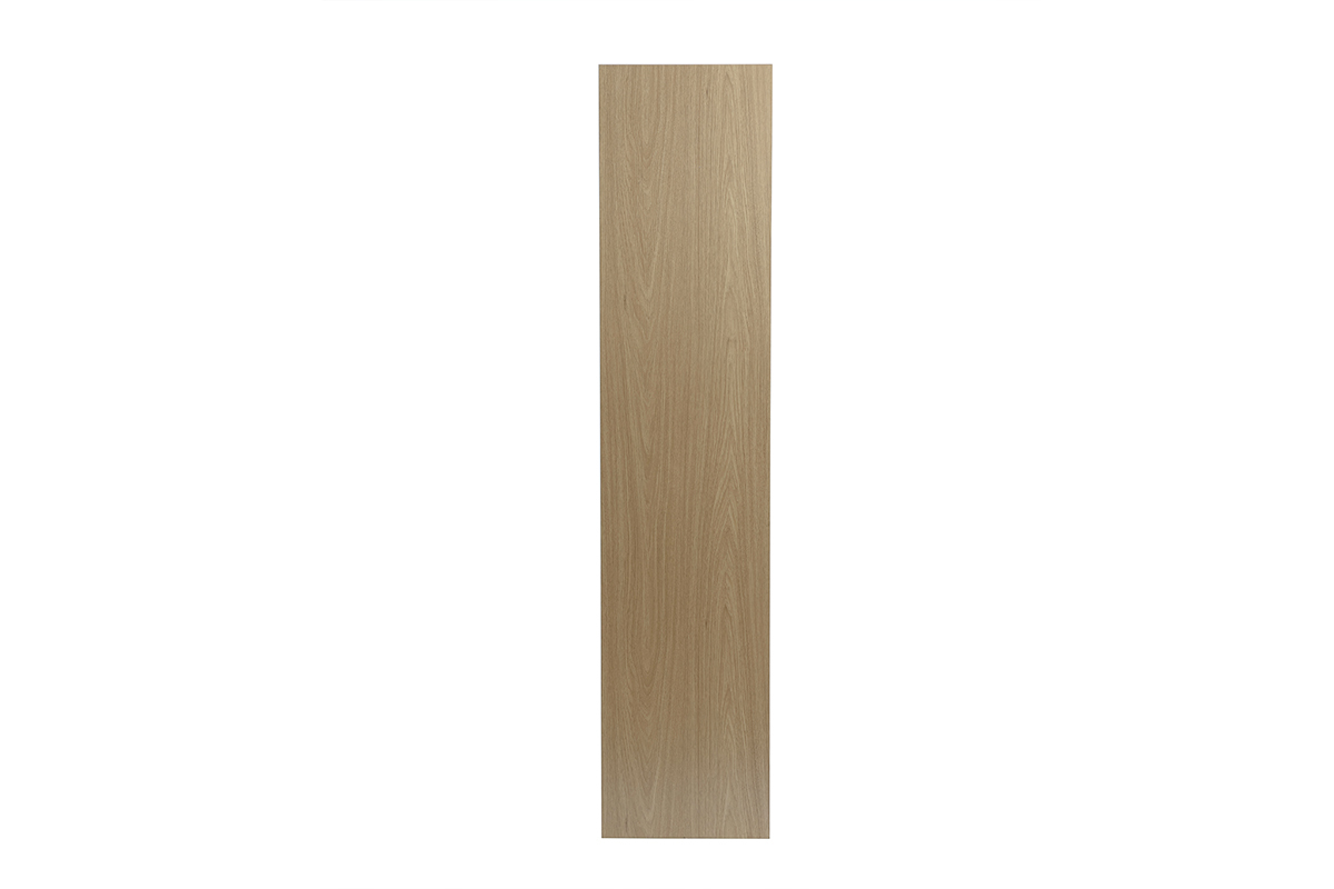 Scrivania libreria con ripiani finitura legno chiaro rovere L115 cm WISSEM