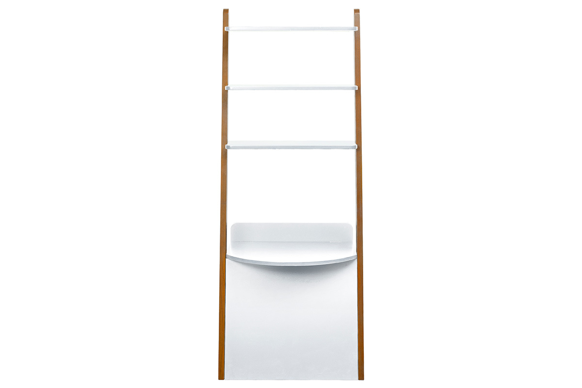 Scrivania-scaffale bambino bianco KIDDY