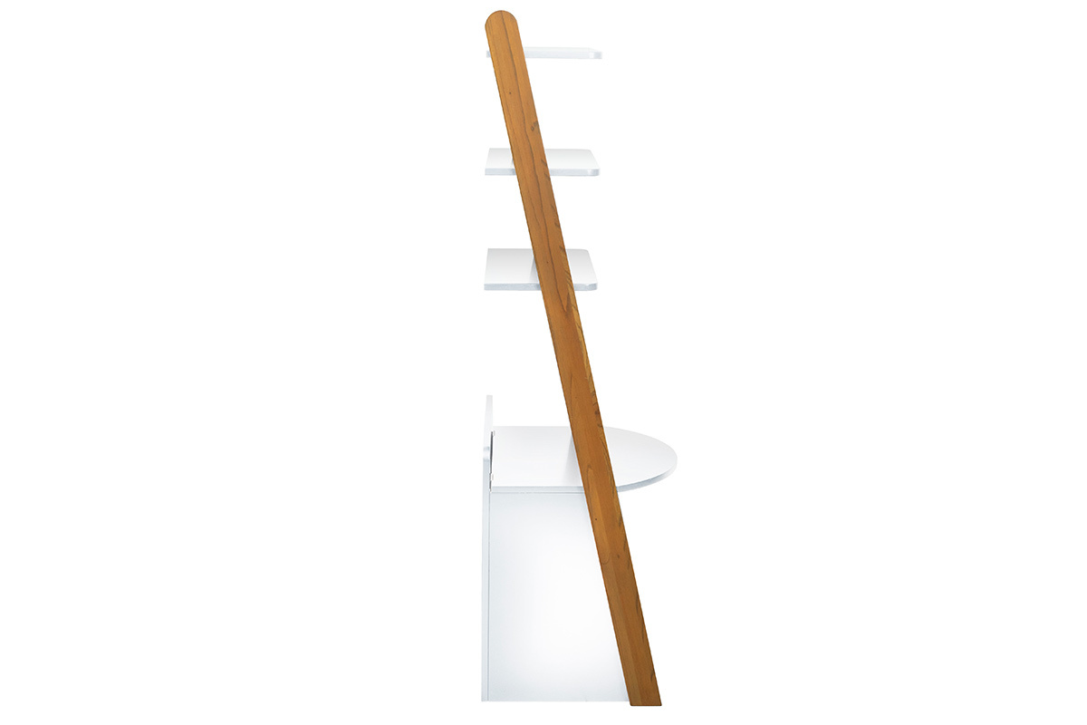 Scrivania-scaffale bambino bianco KIDDY