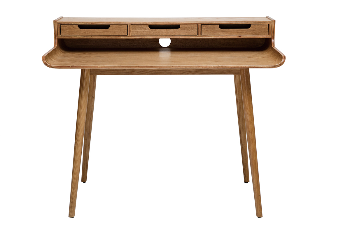 Scrivania vintage 3 cassetti L110 cm OPUS