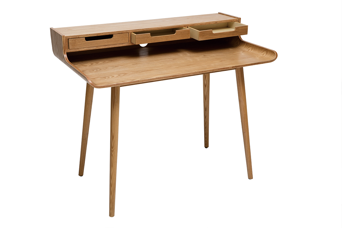 Scrivania vintage 3 cassetti L110 cm OPUS