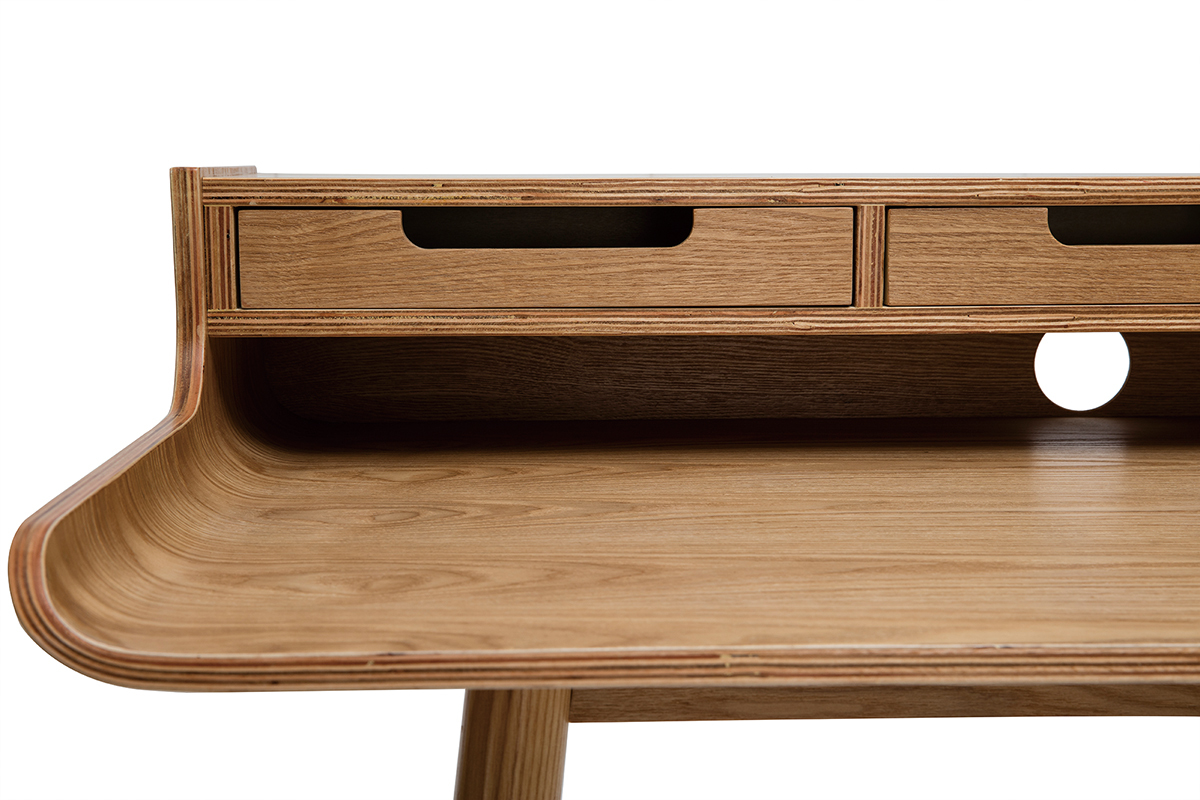 Scrivania vintage 3 cassetti L110 cm OPUS