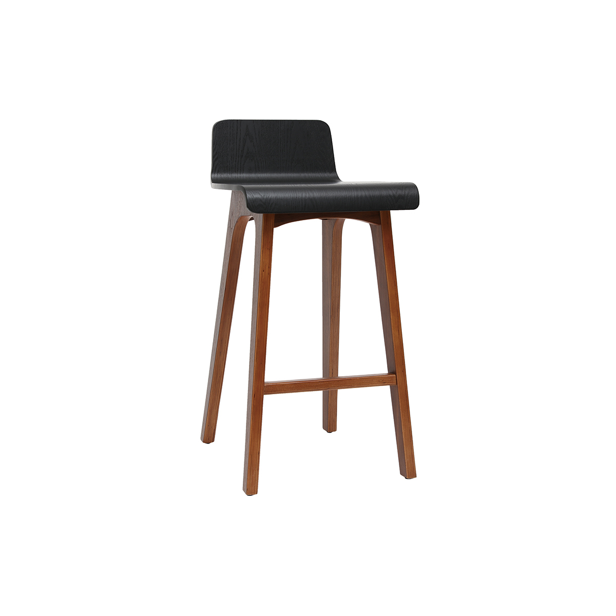 Sedia da bar nera 65 cm BALTIK
