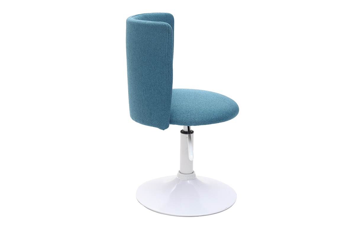 Sedia da ufficio bambino blu anatra e bianco NEW MARCHANDE