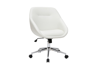 Sedia da ufficio design bianca COLIN