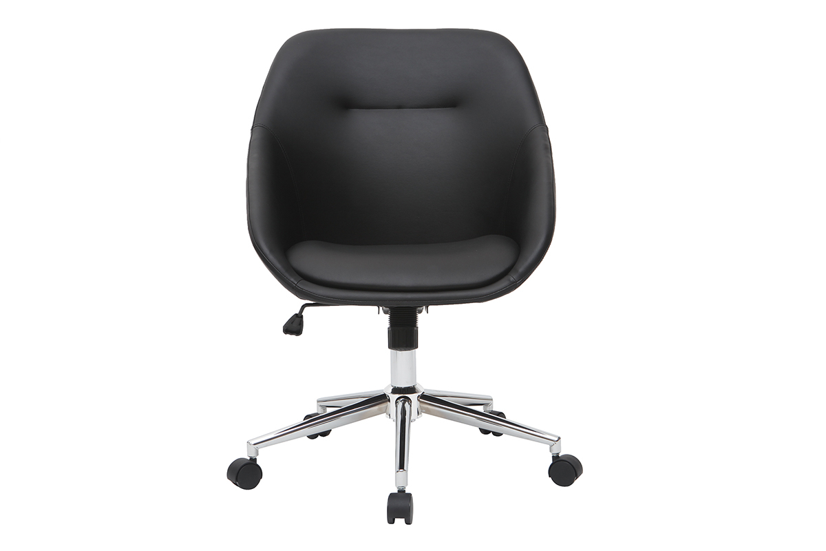 Sedia da ufficio design nera COLIN