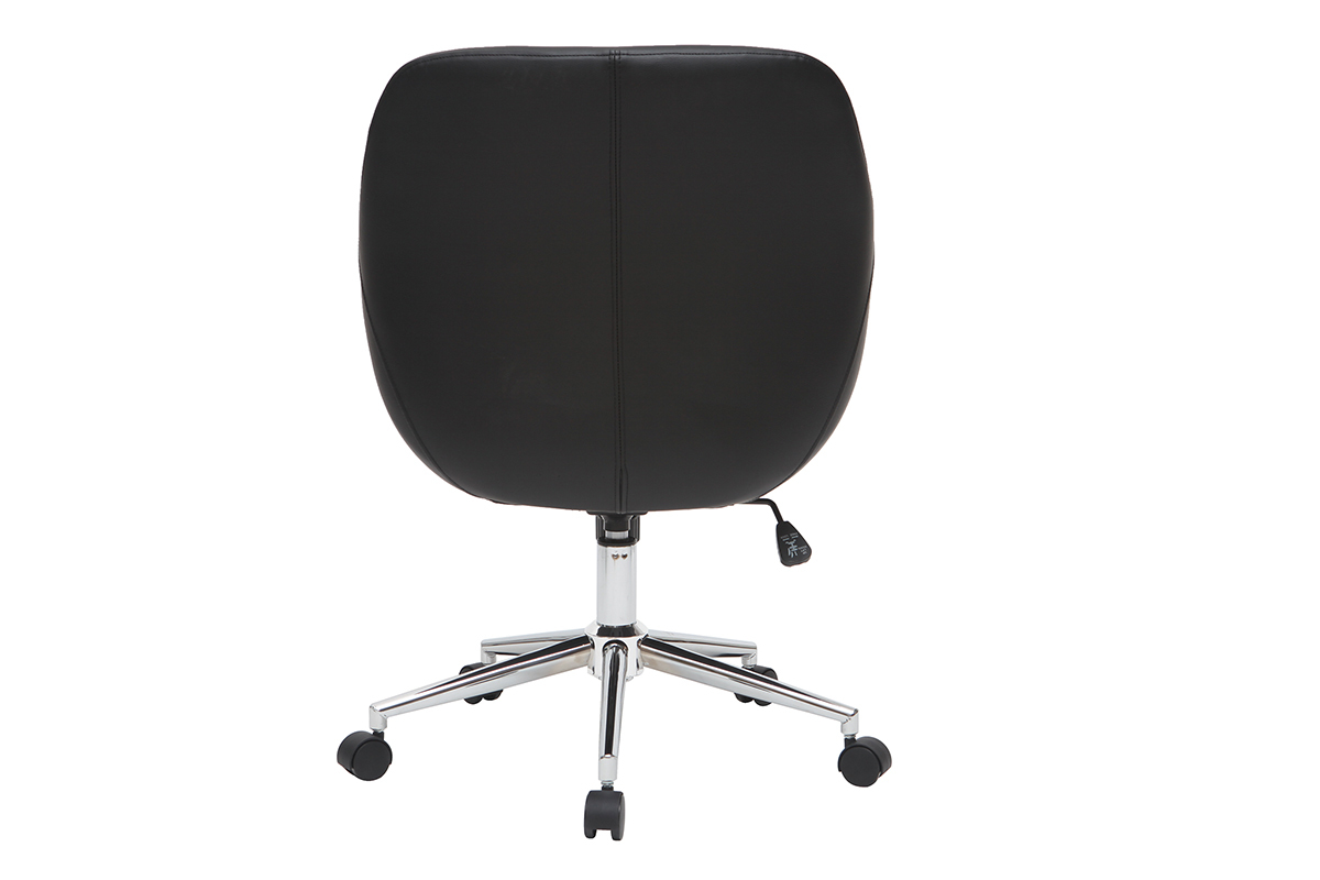 Sedia da ufficio design nera COLIN
