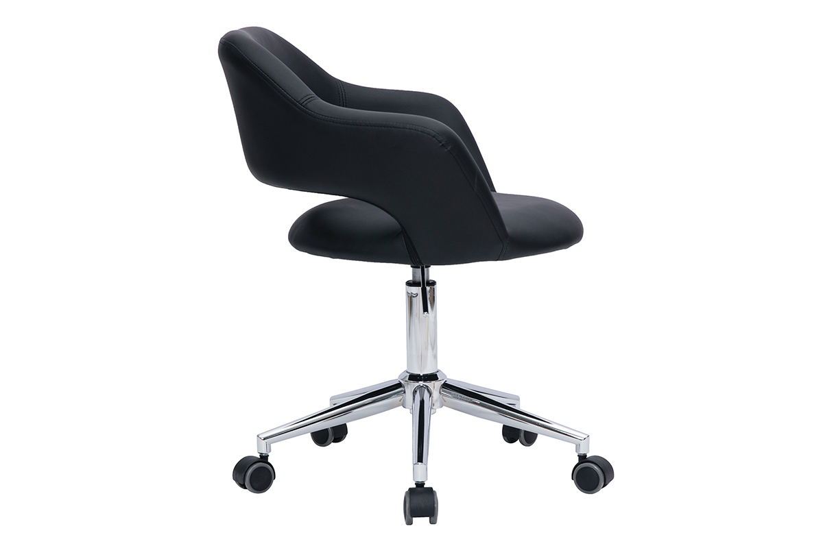 Sedia da ufficio design nero JESSY