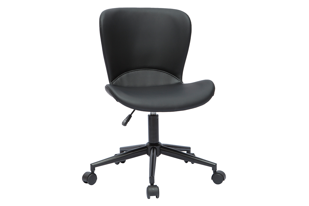 Sedia da ufficio design nero JOSH
