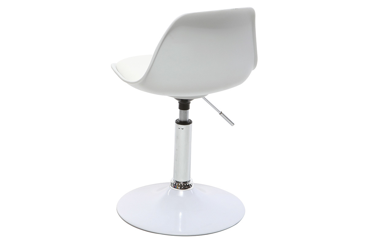 Sedia da ufficio design per bambino bianco STEEVY