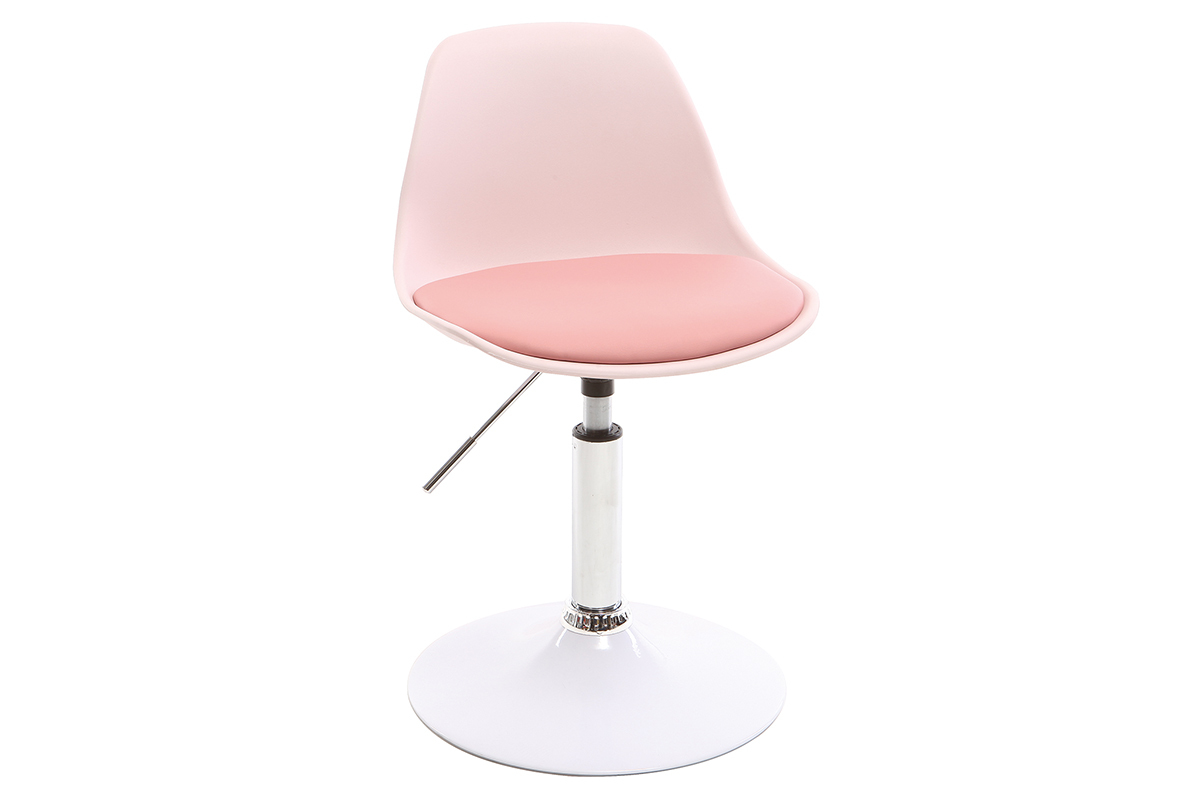 Sedia da ufficio design per bambino rosa STEEVY