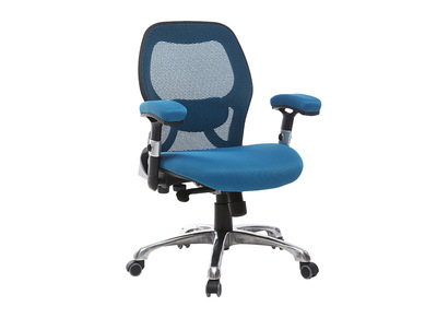 Sedia da ufficio ergonomica, colore: Blu, modello: ULTIMATE V2