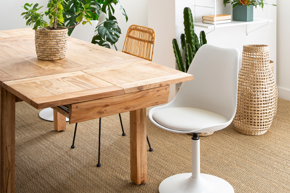 Sedia design girevole nera opaca STEEVY V2