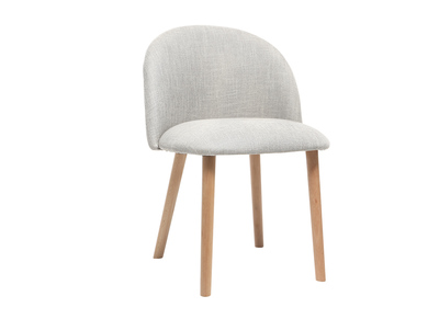 Sedia design grigio ghiaccio e legno CELESTE