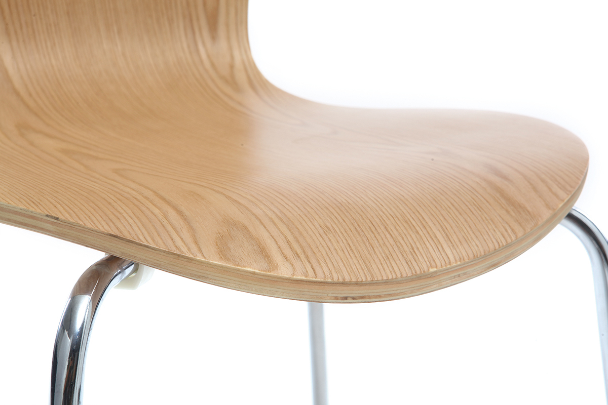 Sedia design in legno chiaro lotto di 2 NEW ABIGAIL