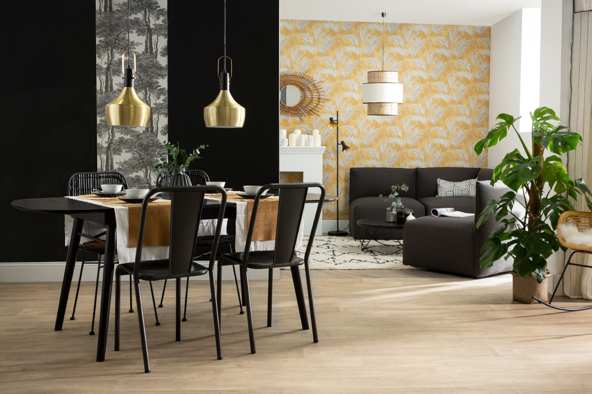 Sedia design metallo inox set di 2 EVAN