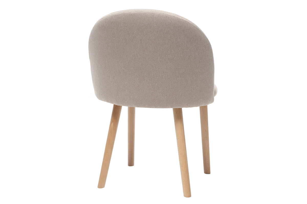 Sedia design naturale e legno CELESTE