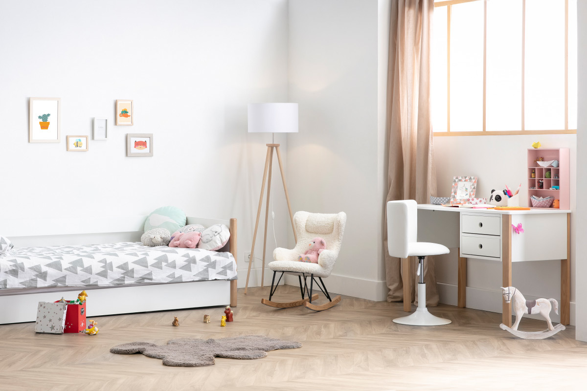 Sedia per bambino bianca NEW ROCK