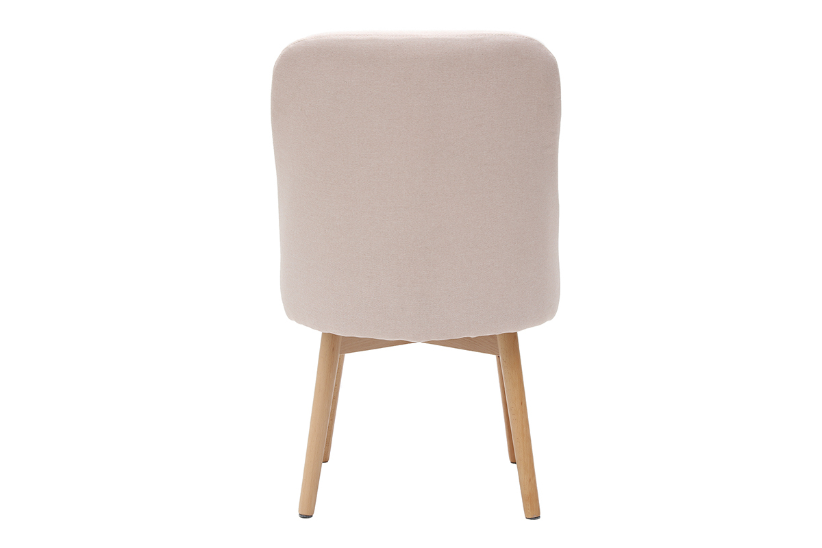 Sedia scandinava tessuto rosa LIV