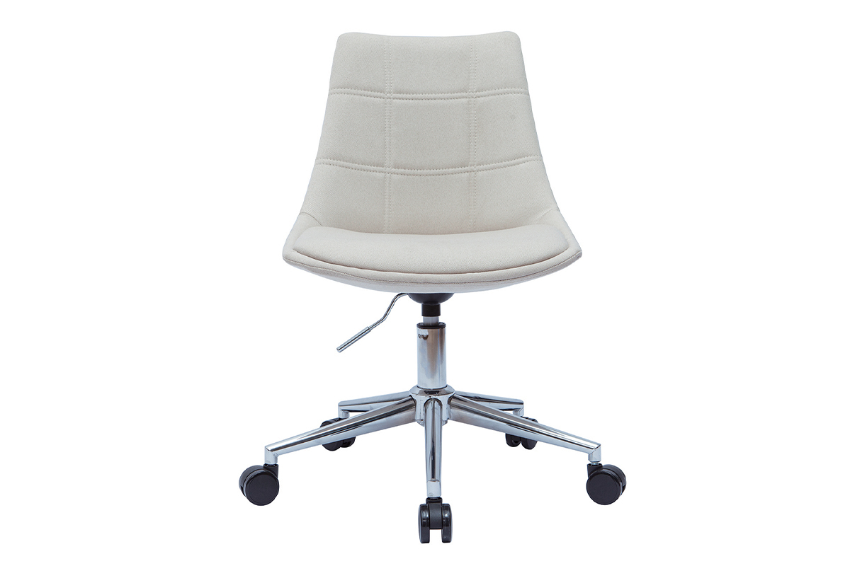 Sedia ufficio design tessuto naturale MATILDE