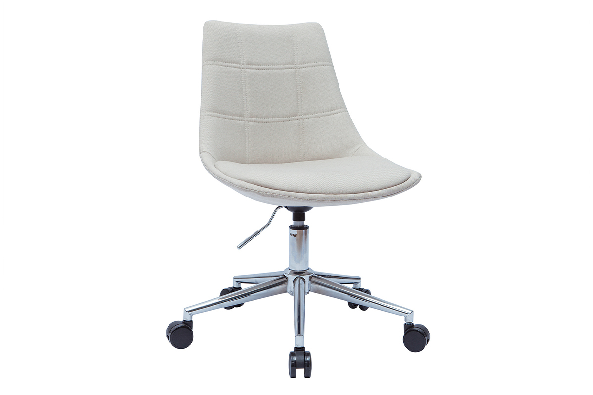 Sedia ufficio design tessuto naturale MATILDE