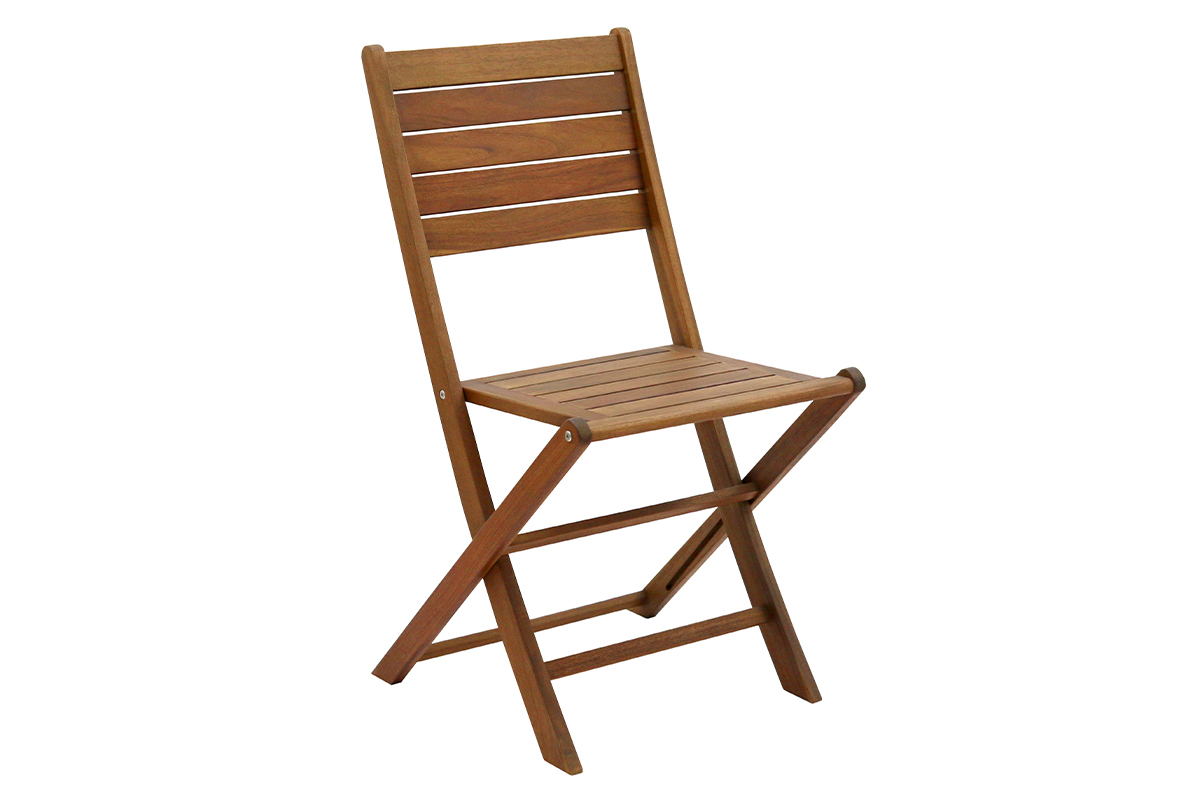 Sedie da giardino pieghevoli massello di acacia (set di 2) CANOPEE