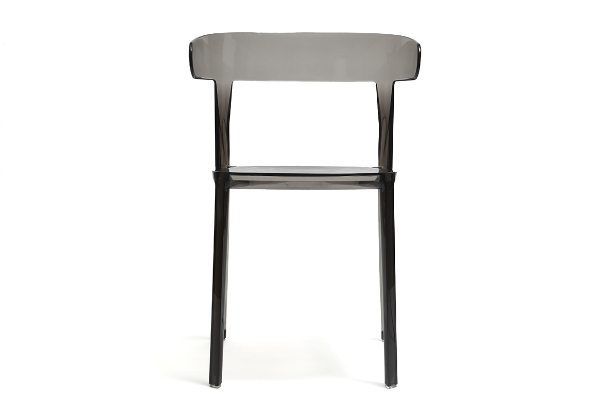 Sedie design fum�e trasparenti lotto di 2 PARADISE