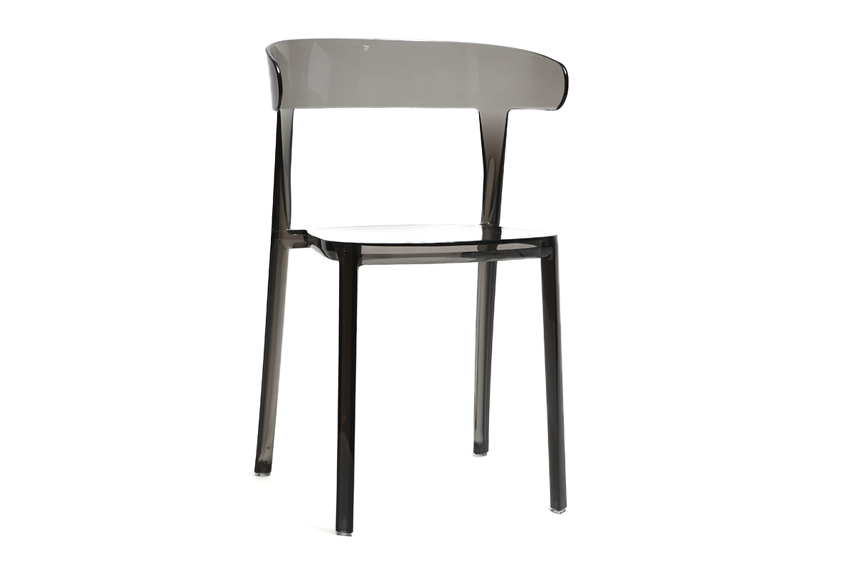 Sedie design fum�e trasparenti lotto di 2 PARADISE