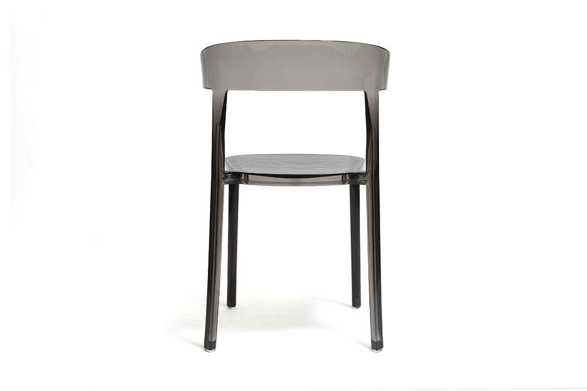 Sedie design fum�e trasparenti lotto di 2 PARADISE