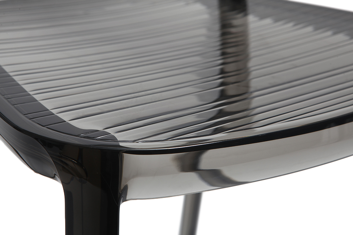 Sedie design fum�e trasparenti lotto di 2 PARADISE