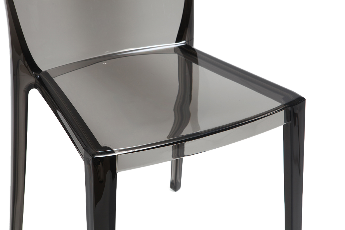 Sedie design fum�e trasparenti set di 2 ISLAND