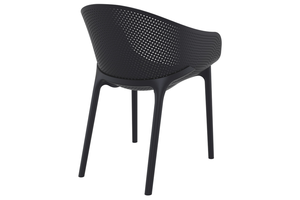 Sedie design nere interno / esterno (set di 4) OSKOL