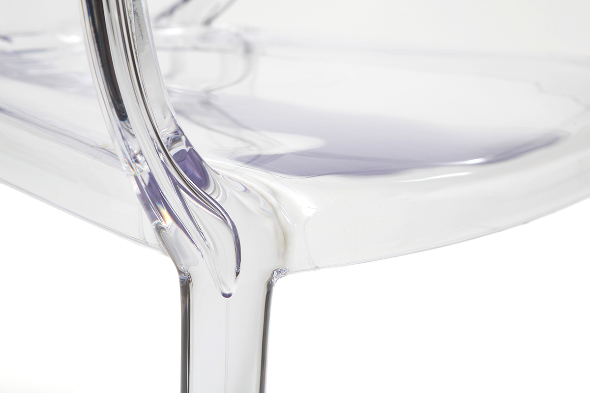 Sedie design trasparenti lotto di 2 CRISTAL