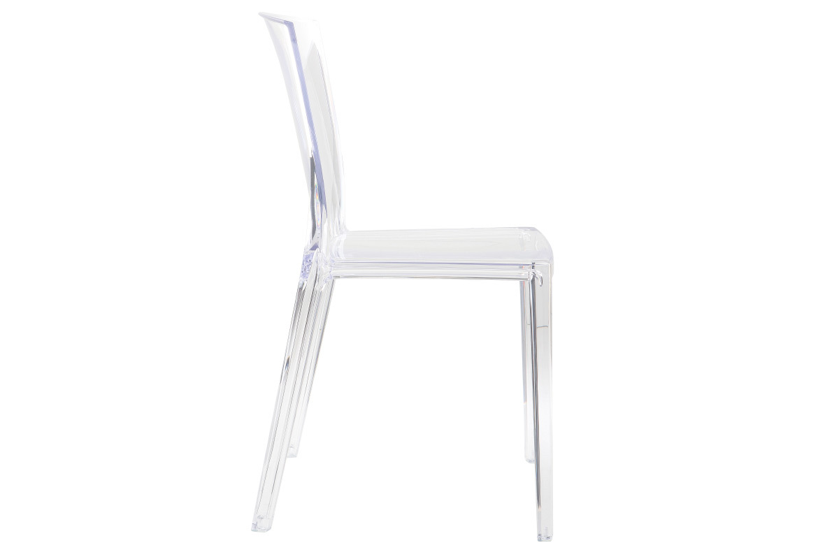 Sedie design trasparenti set di 2 ISLAND