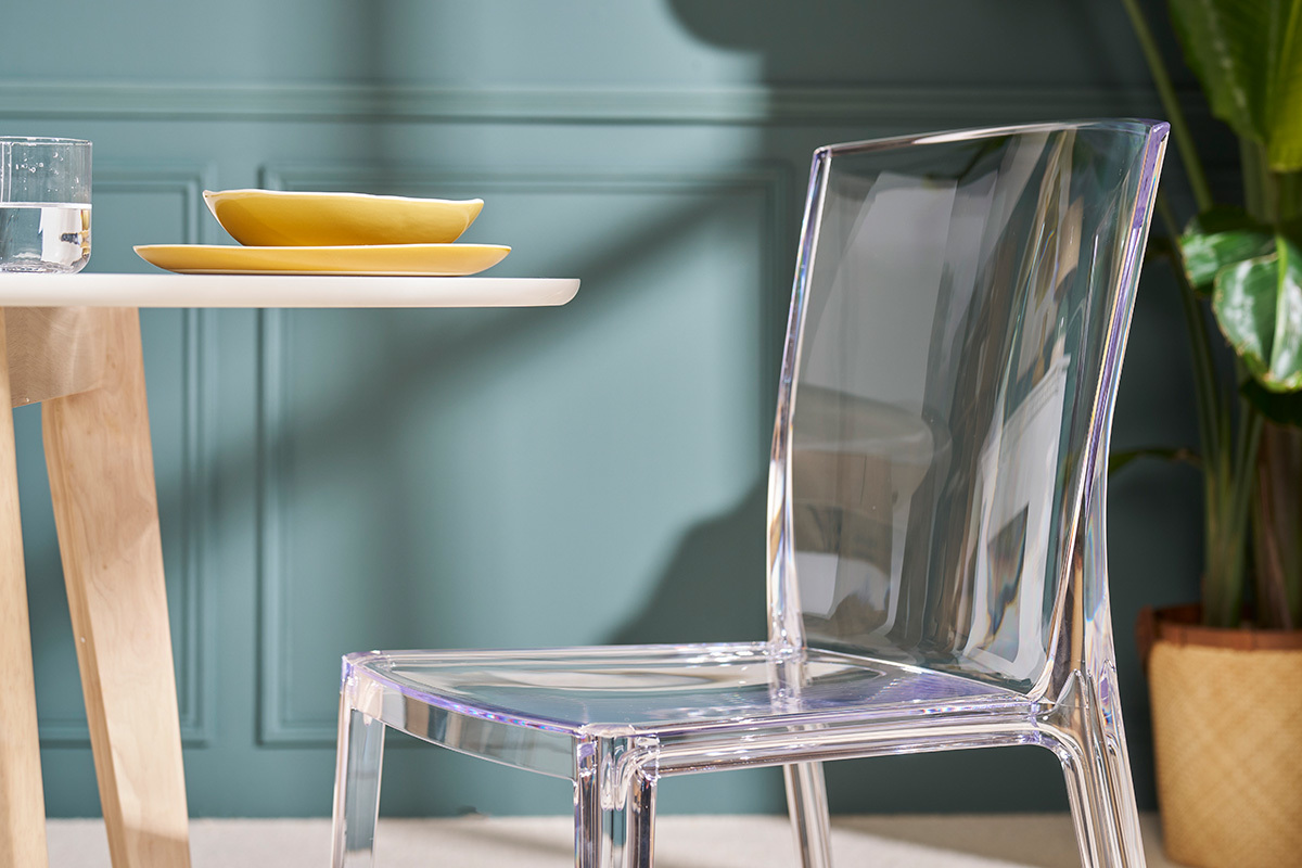Sedie design trasparenti set di 2 ISLAND