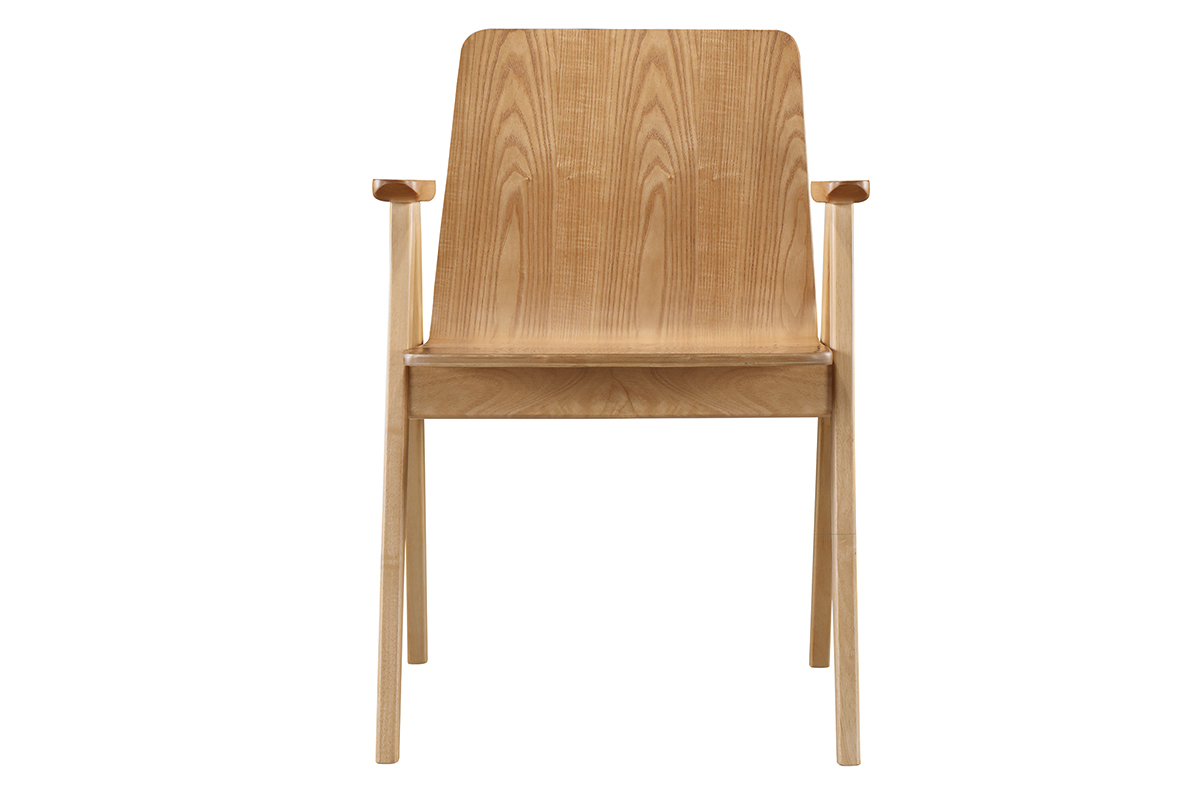 Sedie design vintage quercia gruppo di 2 DANA