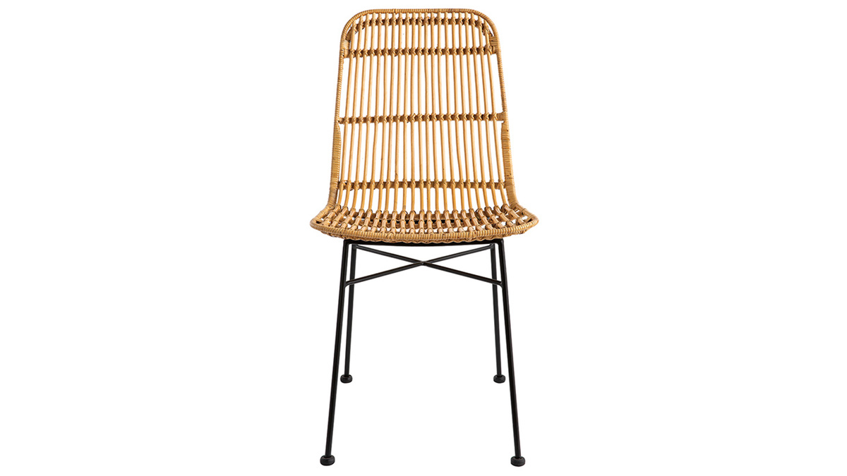 Sedie in rattan naturale set di 2 MALACCA