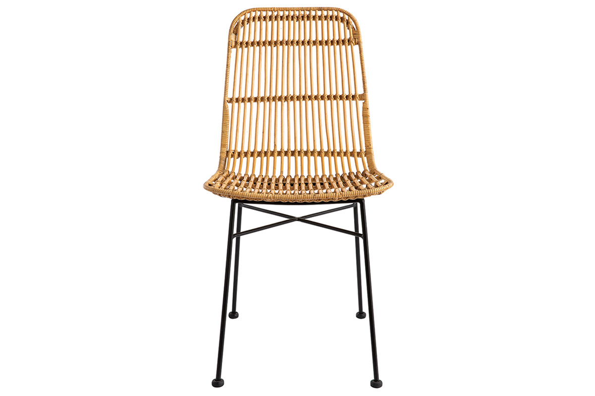 Sedie in rattan naturale set di 2 MALACCA