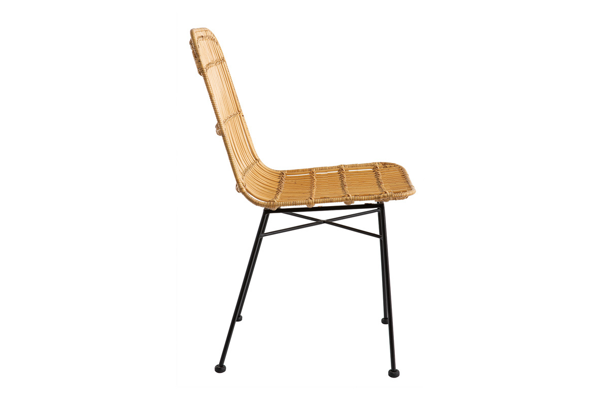 Sedie in rattan naturale set di 2 MALACCA