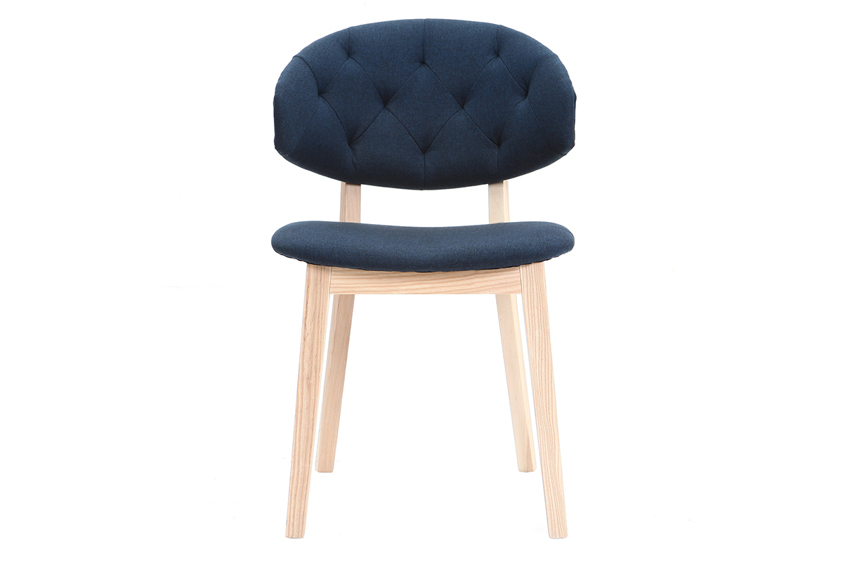 Sedie in tessuto, colore: Blu scuro, modello: SOFFY