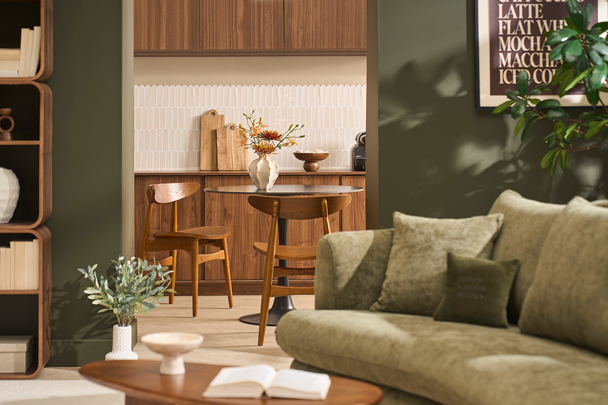 Sedie scandinave in legno scuro frassino (lotto di 2) WALFORD