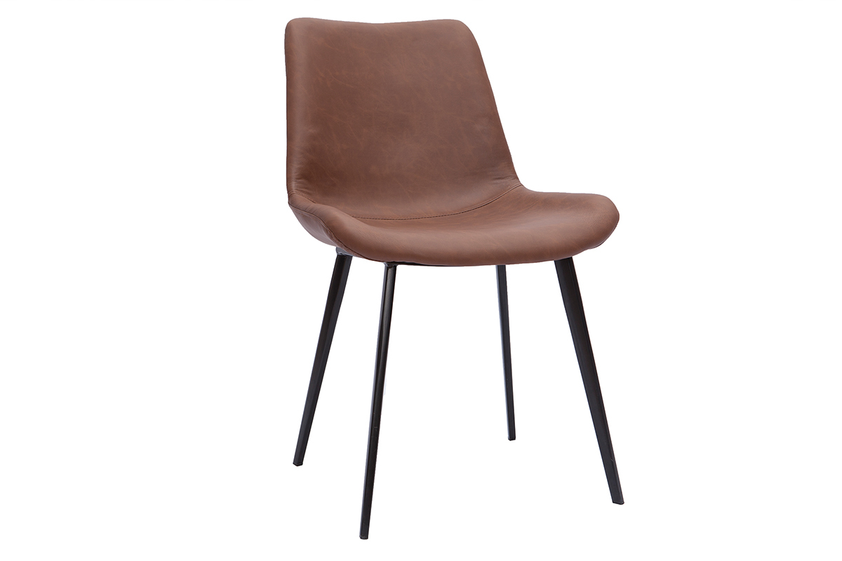 Sedie vintage marrone (set di 2) RIOT