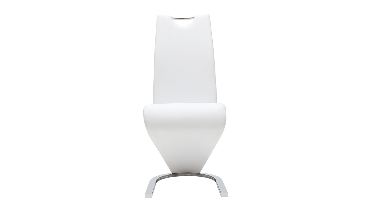 Set di 2 sedie design bianco ANGY